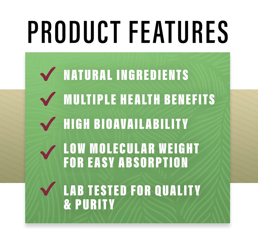 Perfect Supplements collagen powder closeup label showing Type I and III collagen and no additives