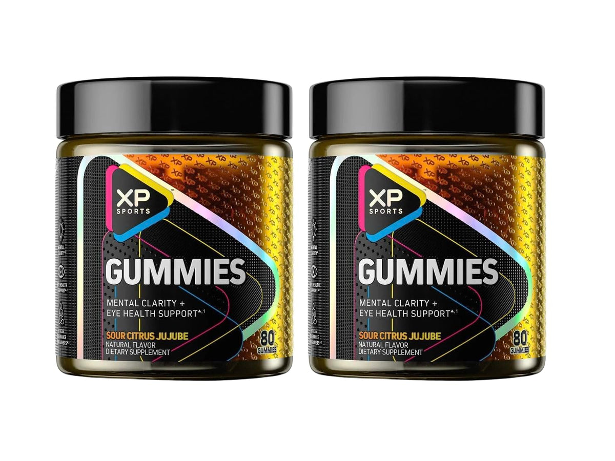 Performance Sports Gummies bottle labeled with Sour Citrus Jujube flavor