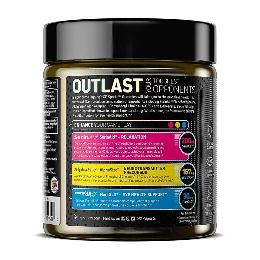 Person using Performance Sports Gummies during training or gaming