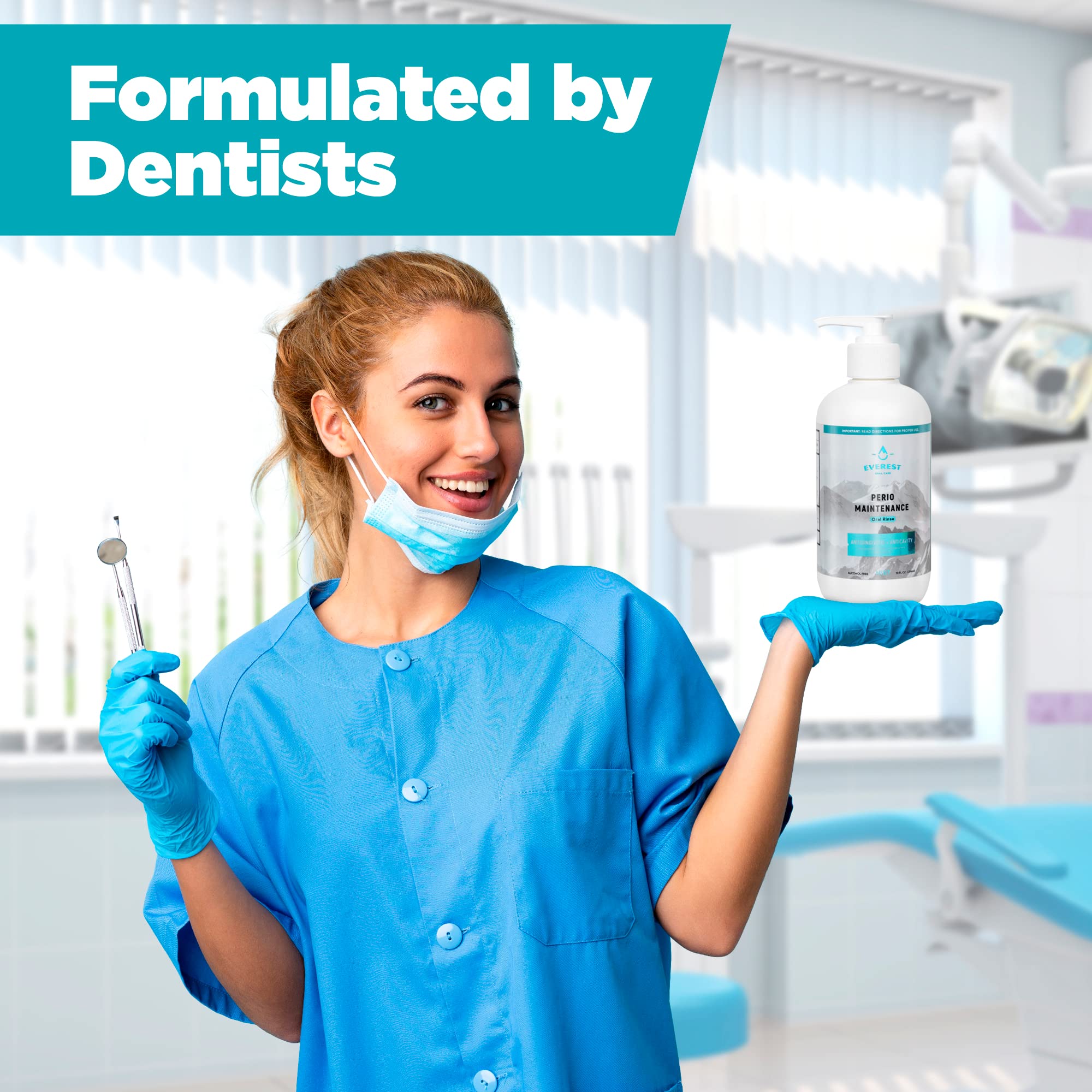 Everest Oral Care branding with Perio Maintenance