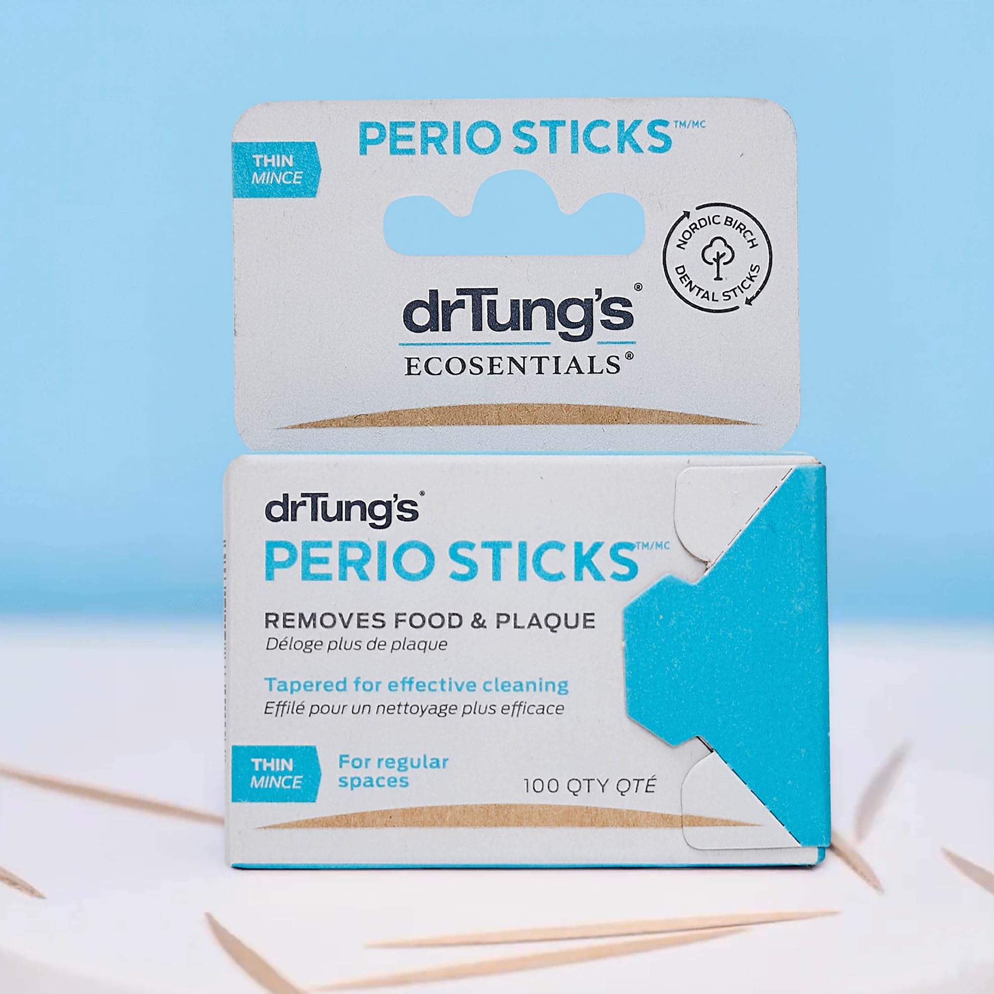 Eco-certified Nordic birch material used for Perio Sticks