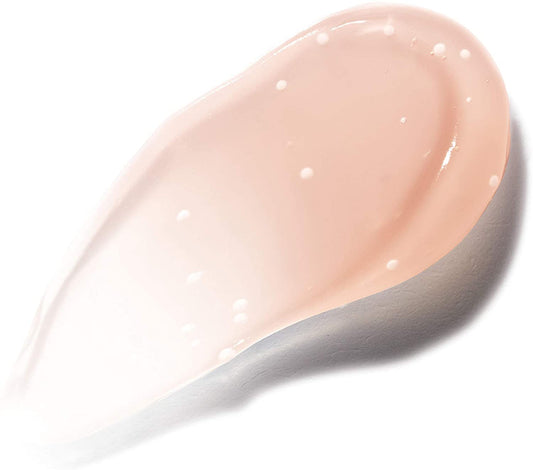 Close-up of toothpaste tube showing Ice Mint flavor and Himalayan pink salt crystals