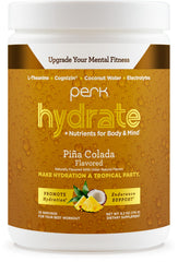 Perk Hydrate Pina Colada electrolyte drink mix canister