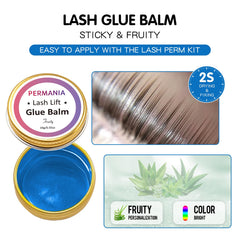 PERMANIA brow lamination glue brush 2-in-1 shapes lashes and brows
