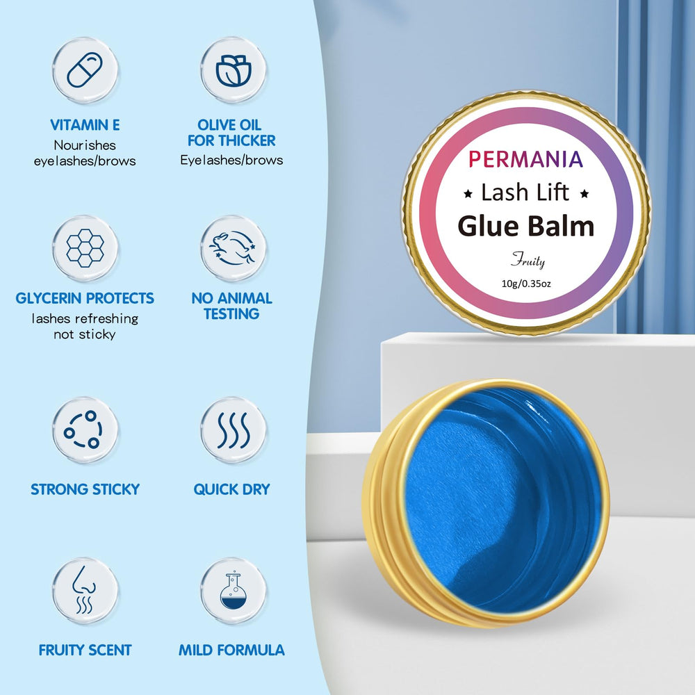 PERMANIA lash lift glue balm fruity scent enhances user experience