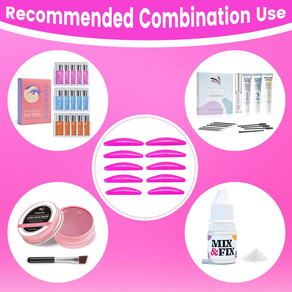PERMANIA rose lash lift tools kit rose for stylish at home session