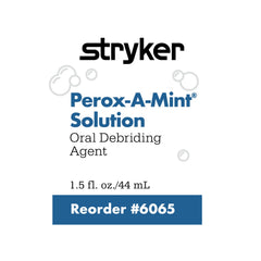 Sage Perox-A-Mint Oral Rinse packaging with mint flavor