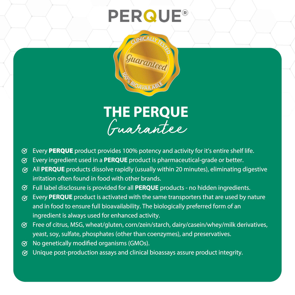 PERQUE Endura/Pak Guard packaging on display