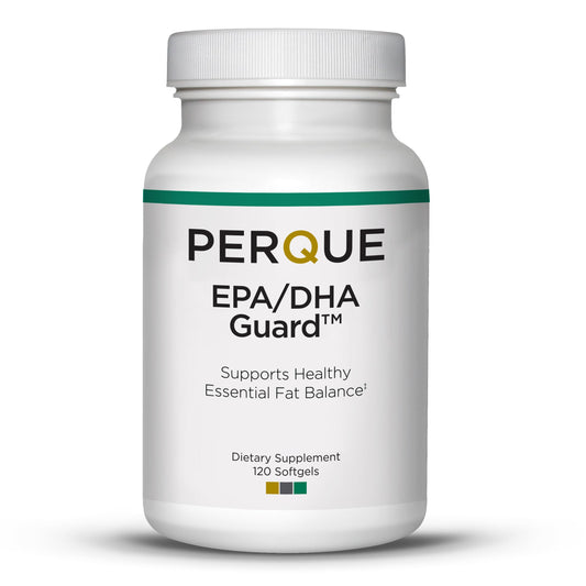 Bottle of Perque EPA/DHA Guard 120 gels