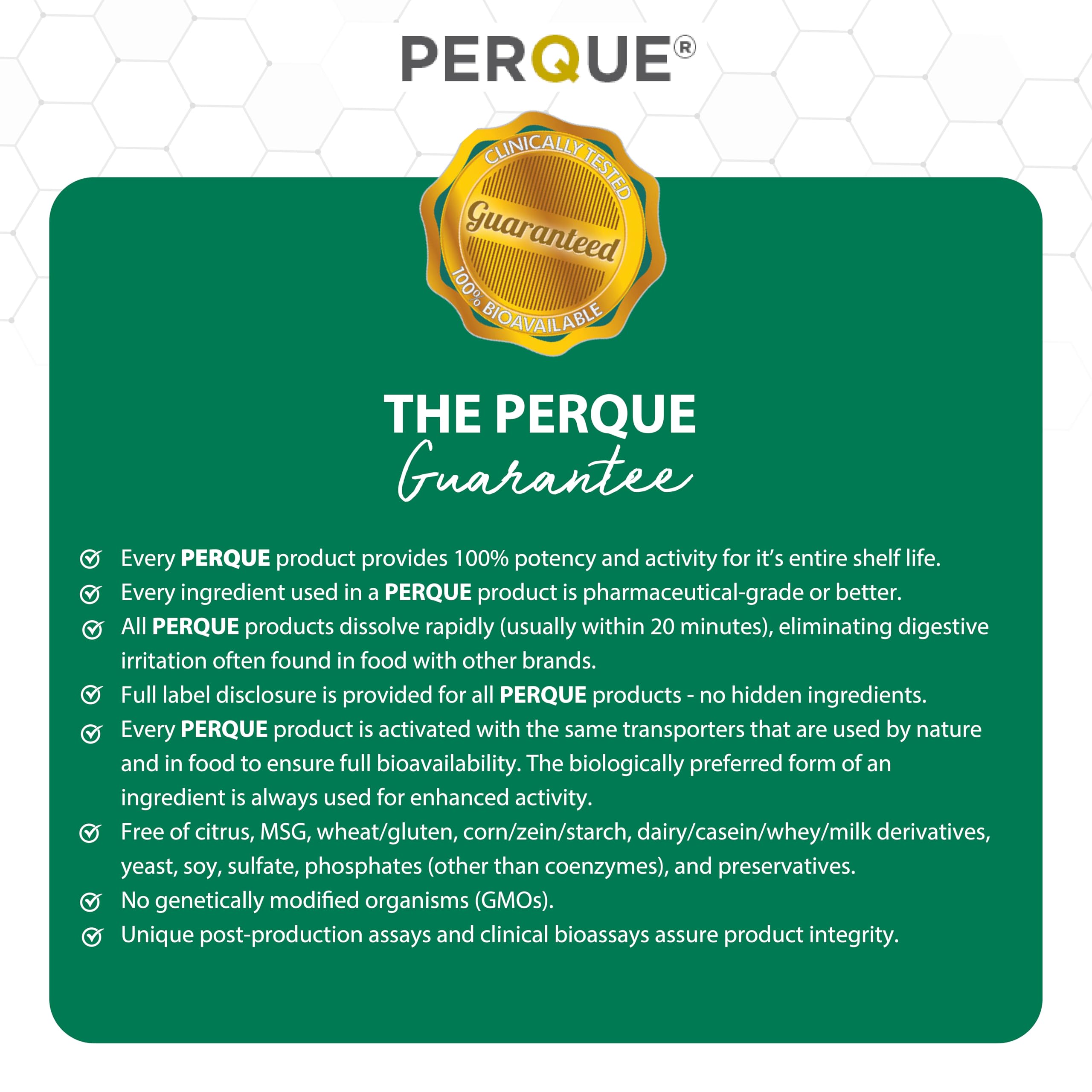 Perque Life Guard Chewables usage illustration