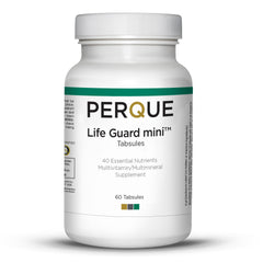 Perque Life Guard Mini Tabsules bottle and label