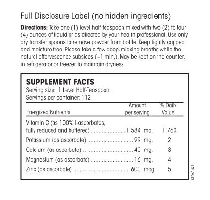 Perque Potent C Guard Powder 8 oz packaging
