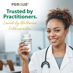 PERQUE Potent C Guard powder combines magnesium and zinc for electrolyte-friendly hydration.