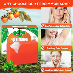 Persimmon extract ingredients emphasize skin friendly, non irritant formula