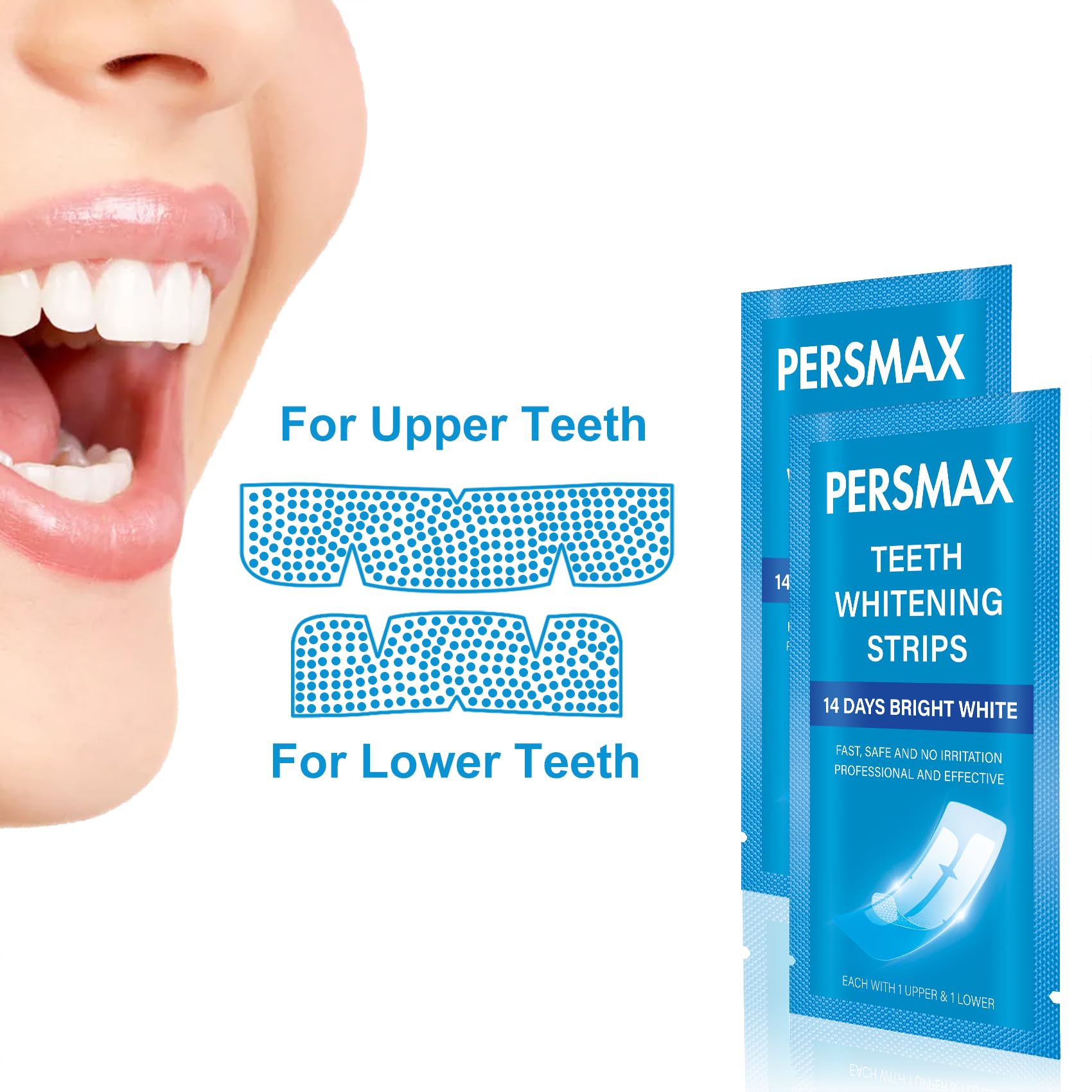 Extended length strips 25 percent wider for comfortable wear