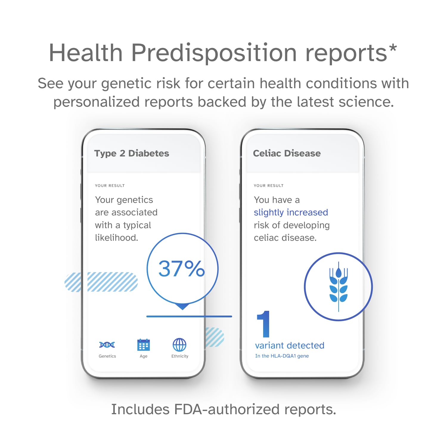 Personal genetic health reports