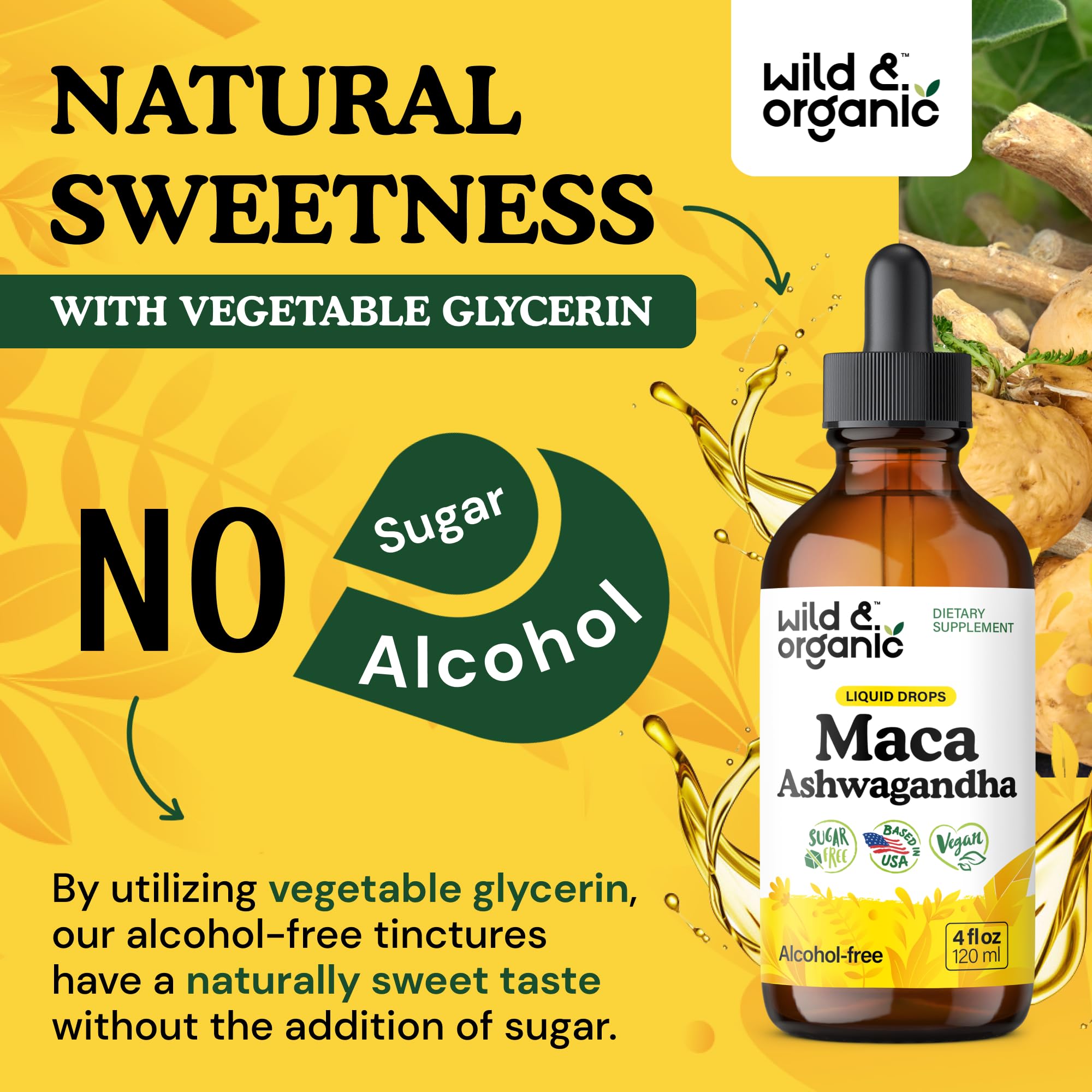 Peruvian maca extract used in the tincture