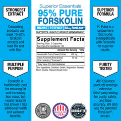 PEScience Forskolin-95+ with hemerocallis fulva synergy