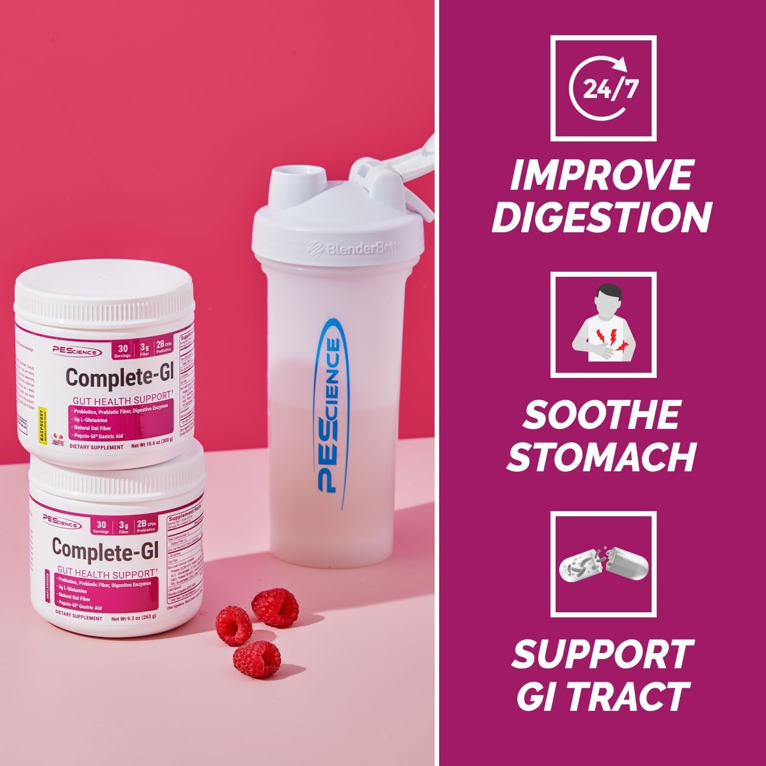5 g L-Glutamine for gut lining support