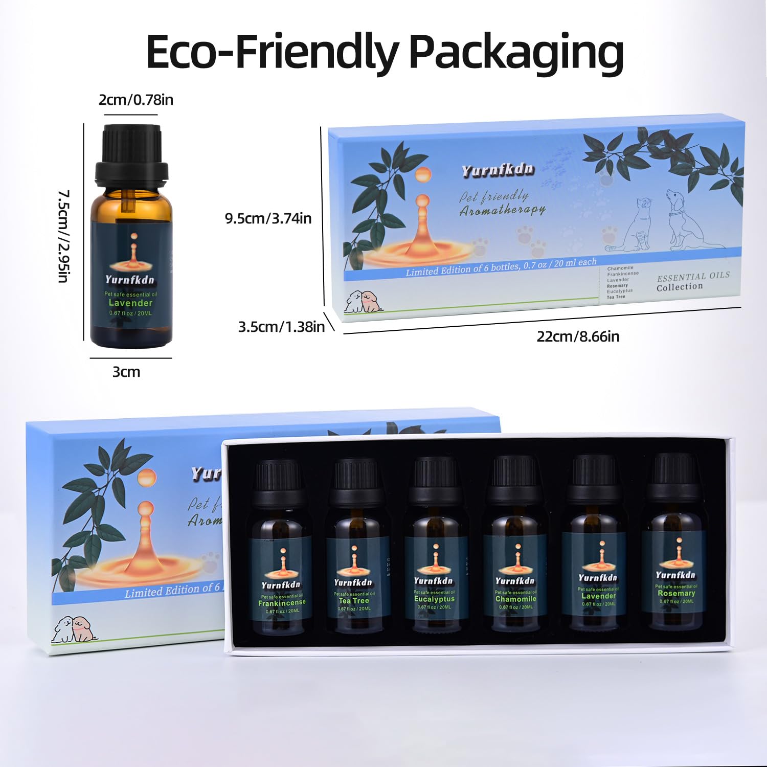 Frankincense essential oil bottle from the set