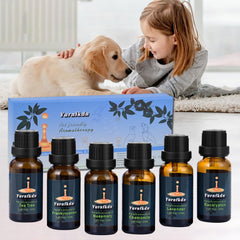 Pet-safe essential oil set packaging and components