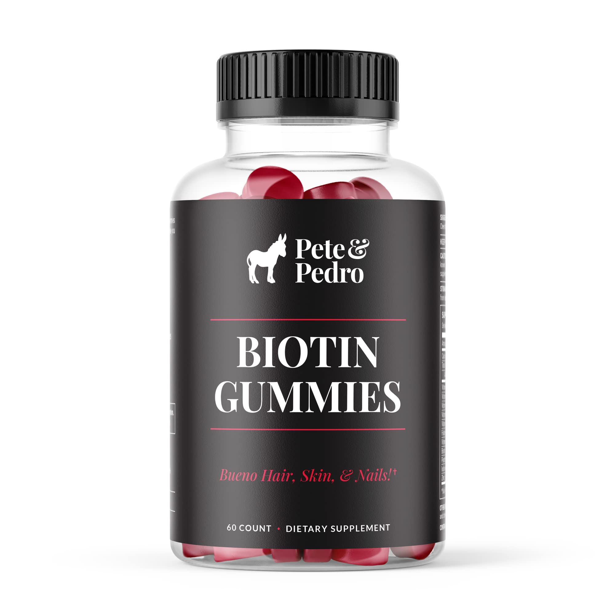 Main image of Pete & Pedro Biotin Gummies 60 count