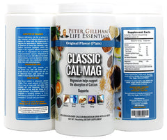Peter Gillham's Cal-Mag bottle label showing 16 oz