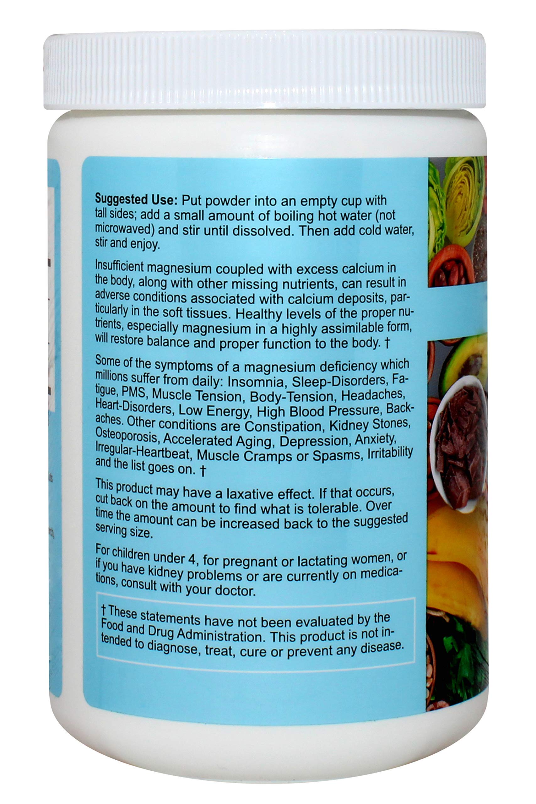 Peter's Choice nutrition label close-up displaying 400 mg per serving and ingredient transparency