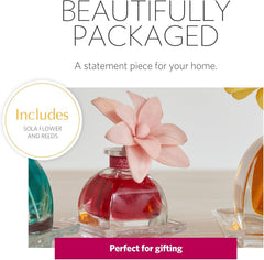 PetiteEssence diffuser showing sola flowers and natural oils