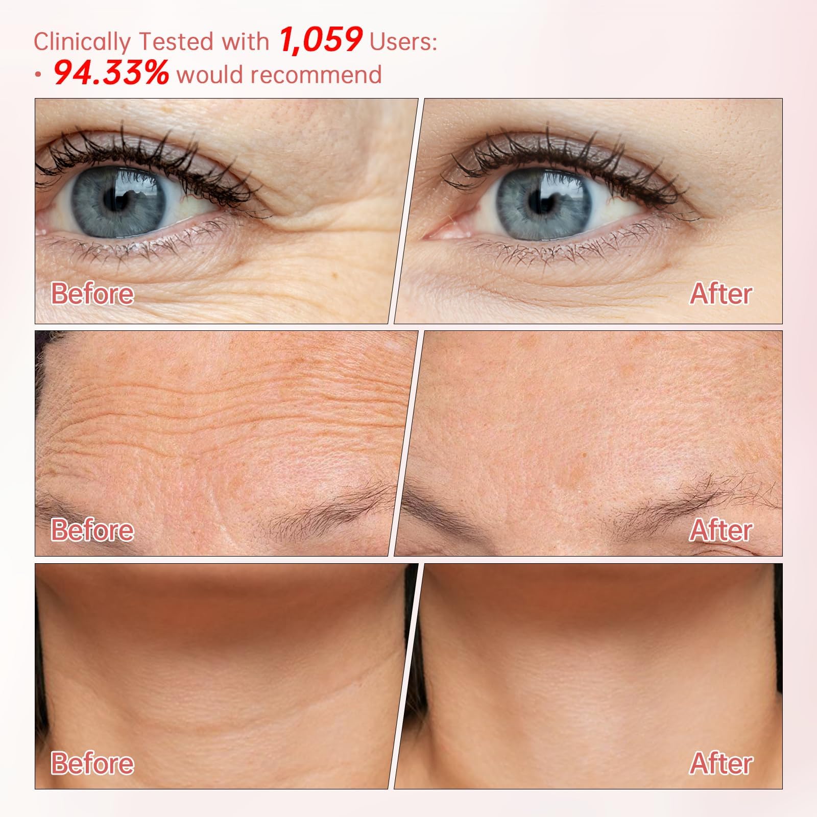 Close-up of micro-minerals in Peunitory Eye Balm Stick illuminates brightening effect.