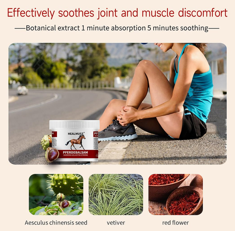 Safflower extract component for Pferdebalsam