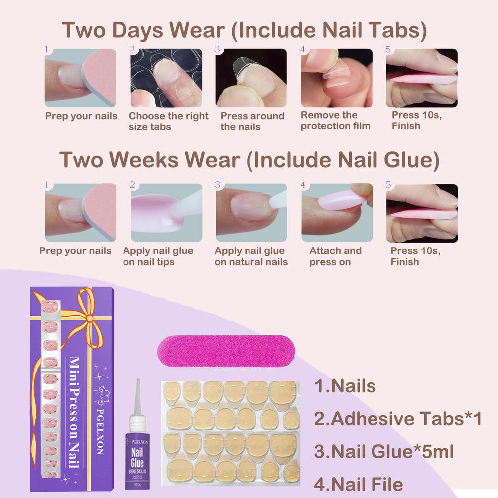 PGELXON nail glue tube for longer-lasting wear