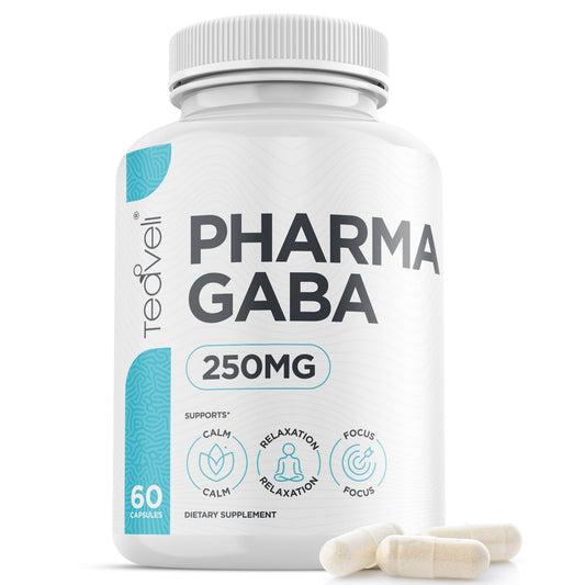 Teaveli Pharma GABA 250 mg bottle front