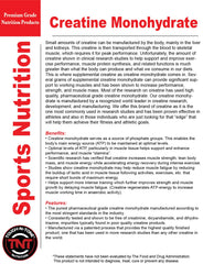 Pharmaceutical-grade creatine monohydrate packaging