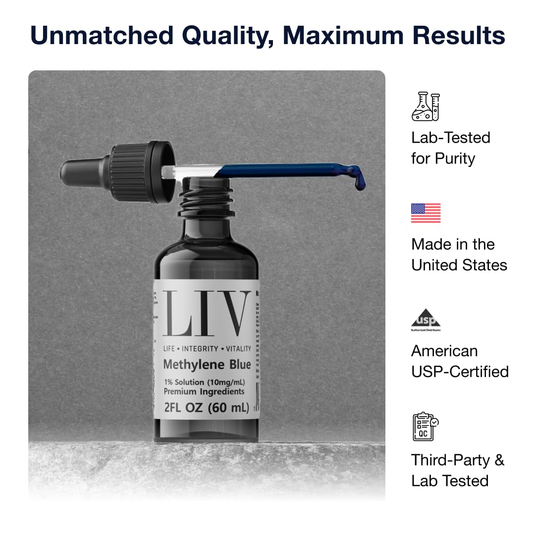 Pharmaceutical-grade Methylene Blue label
