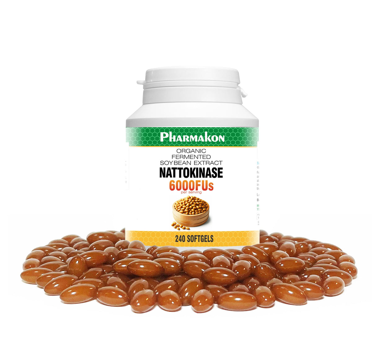 PHARMAKON Natto Nattokinase bottle and label