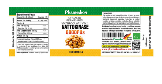 Odorless formulation nattokinase