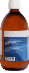 Nutrition label for Pharmax Finest Pure Fish Oil with orange essential oil