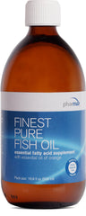 Pharmax Finest Pure Fish Oil orange-flavored bottle