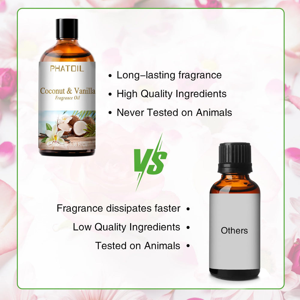 Aromatherapy diffuser use for coconut vanilla scent