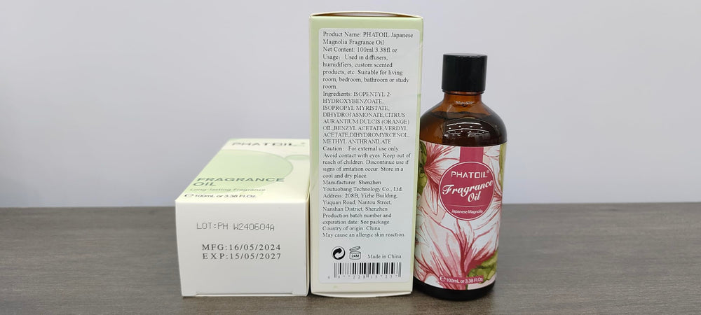 DIY candles and soaps using PHATOIL Magnolia fragrance oil