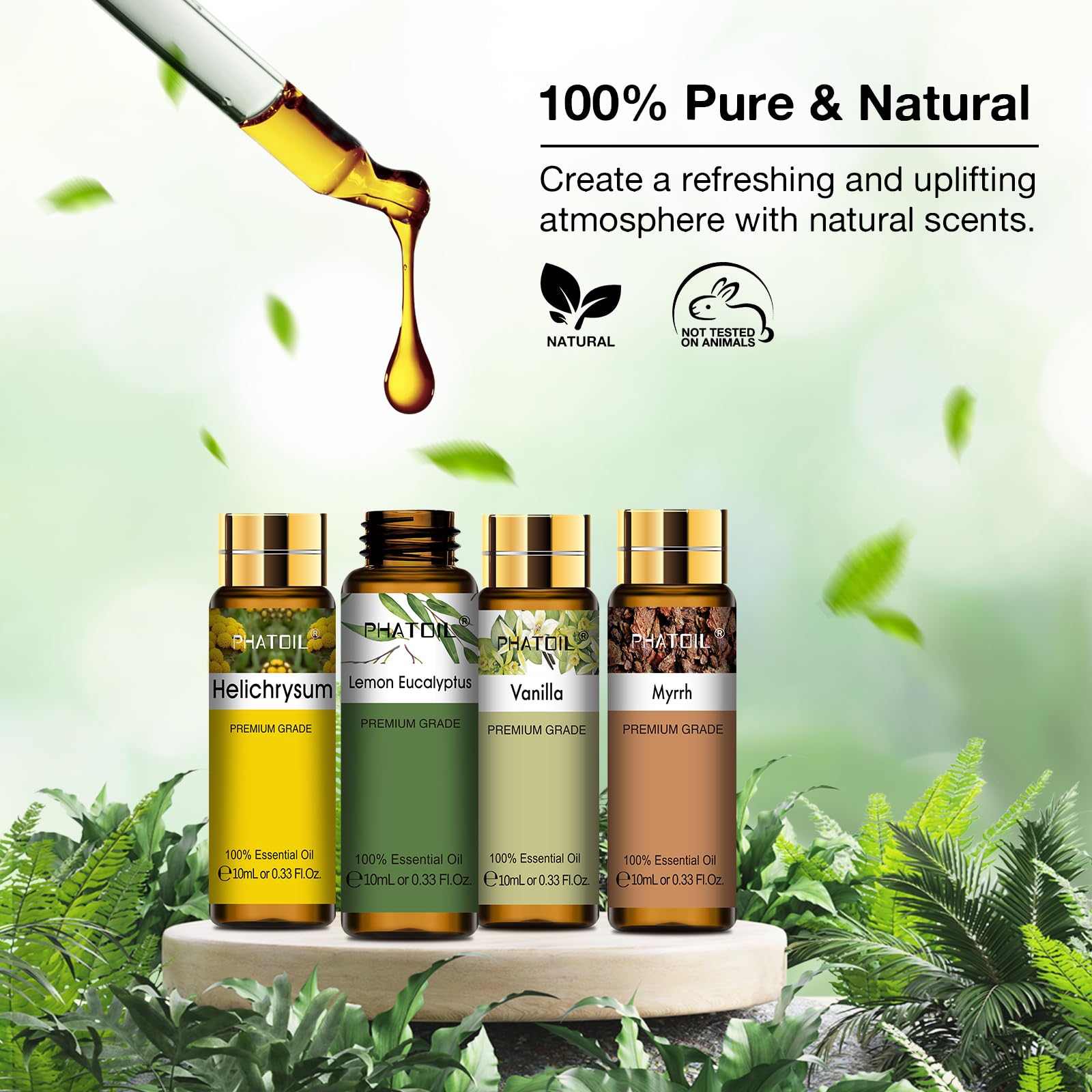 PHATOIL Cedarwood essential oil bottle 10ml