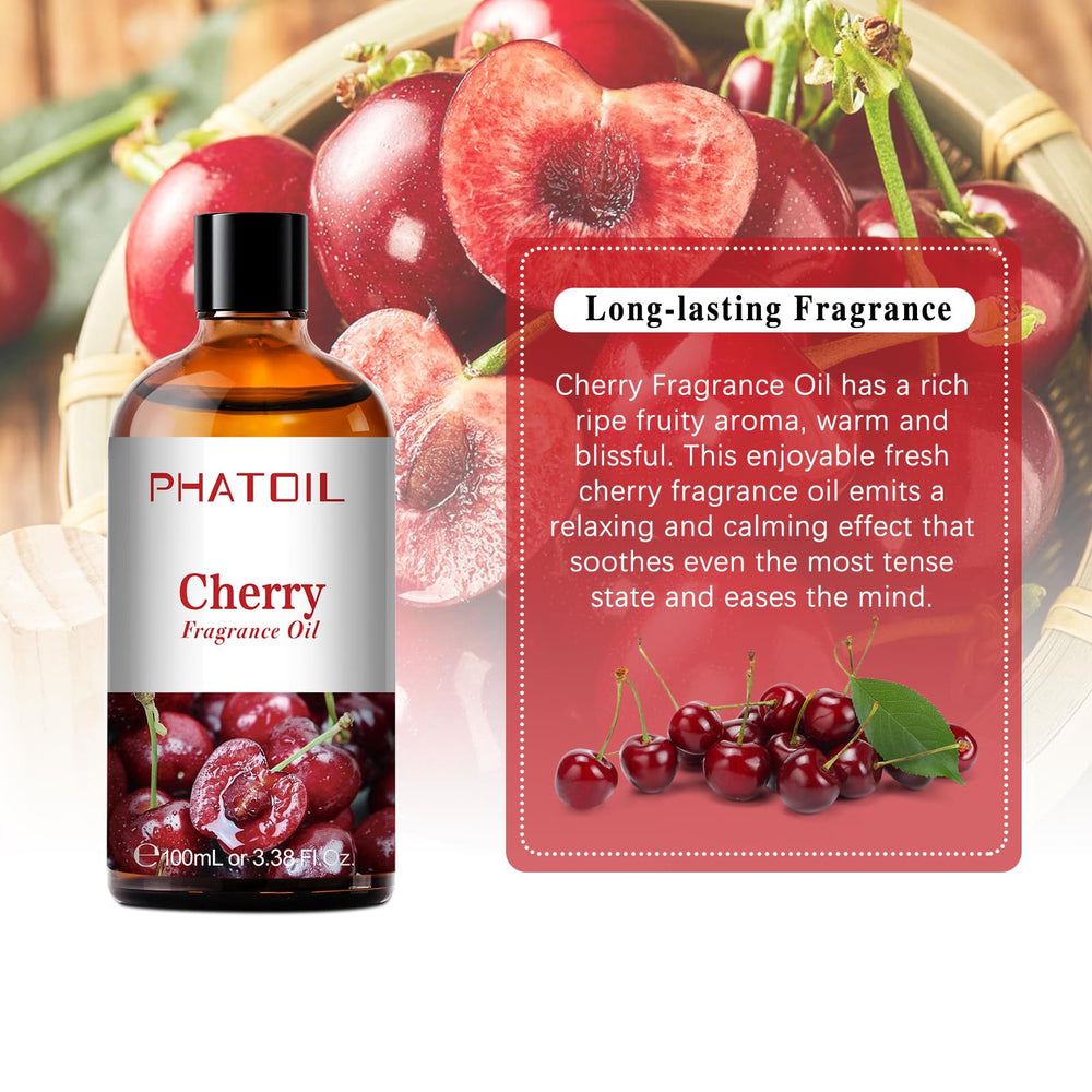 Gift-ready packaging for PHATOIL Cherry Fragrance Oil