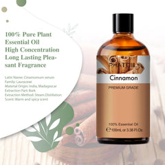 PHATOIL Cinnamon Essential Oil bottle with glass dropper