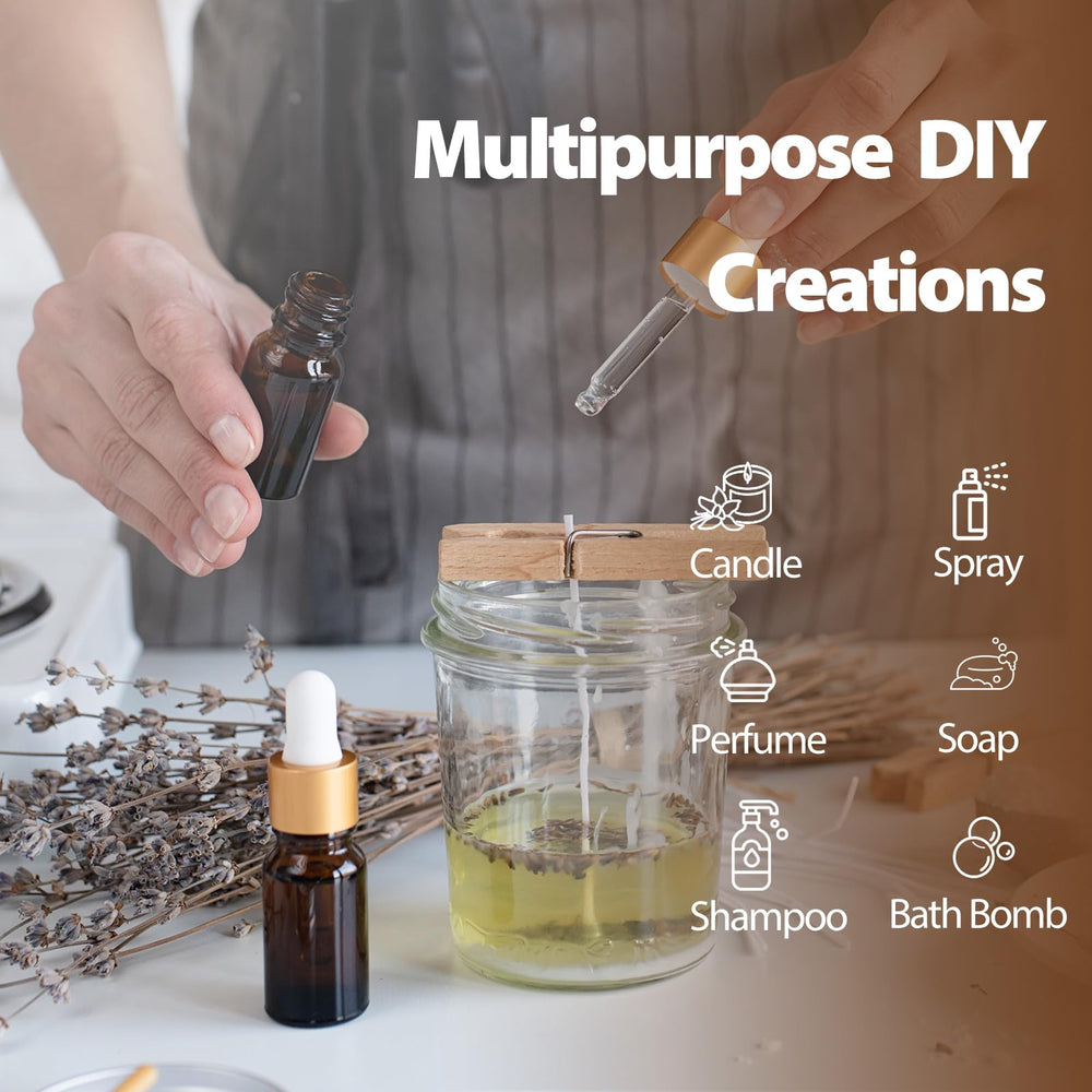 Dark storage bottle for cinnamon essential oil