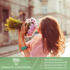 Diffuser with PHATOIL Cinnamon Essential Oil aroma filling the room