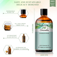 Citronella essential oil for DIY candles and soaps