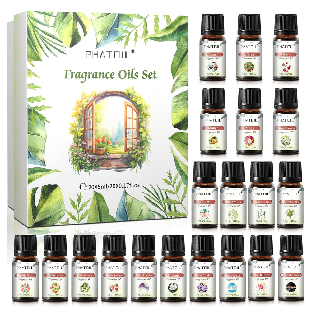 Main image: PHATOIL Coconut 20 Pcs Fragrance Oil Set