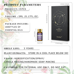 Peppermint essential oil bottle 5ml