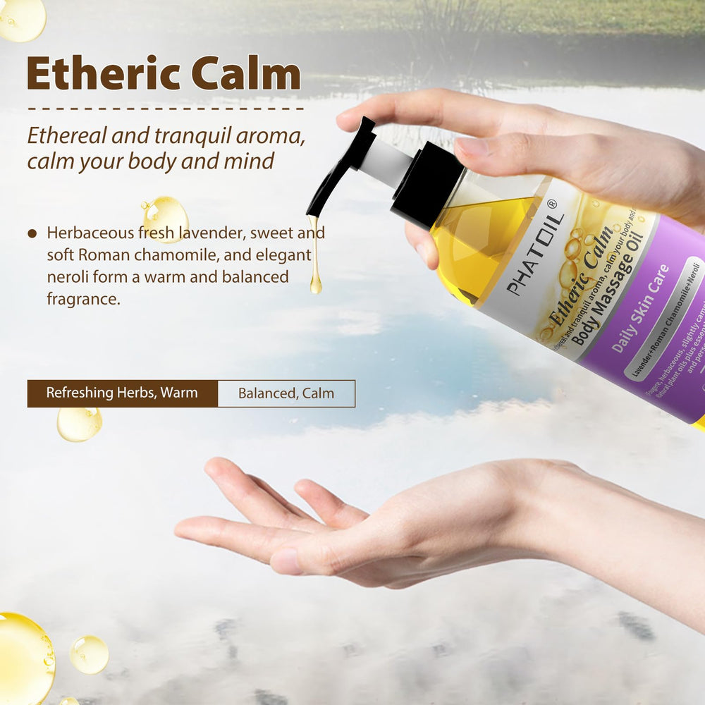 Neroli essential oil notes in PHATOIL Etheric Calm formula